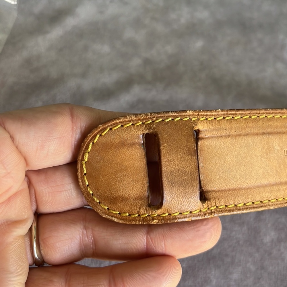 Authentic Louis Vuitton  Vachetta Leather Strap Pad z27 - Picture 3 of 8